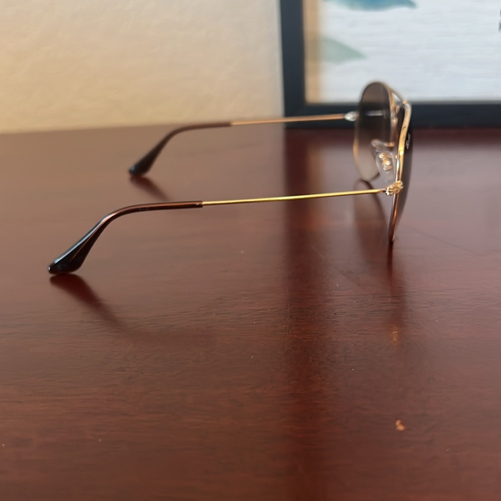 Ray-Ban Brown Gradient Aviator Frames - image 5